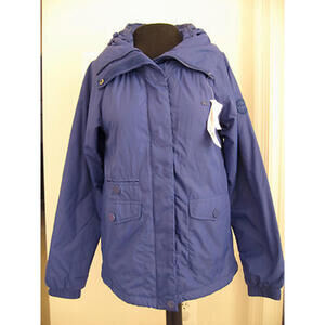 NWT $215 Lacoste Blue women's ladies jacket coat size T36 4